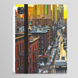 New York City Sunset | Travel Photography Minimalism | NYC iPad Folio Case