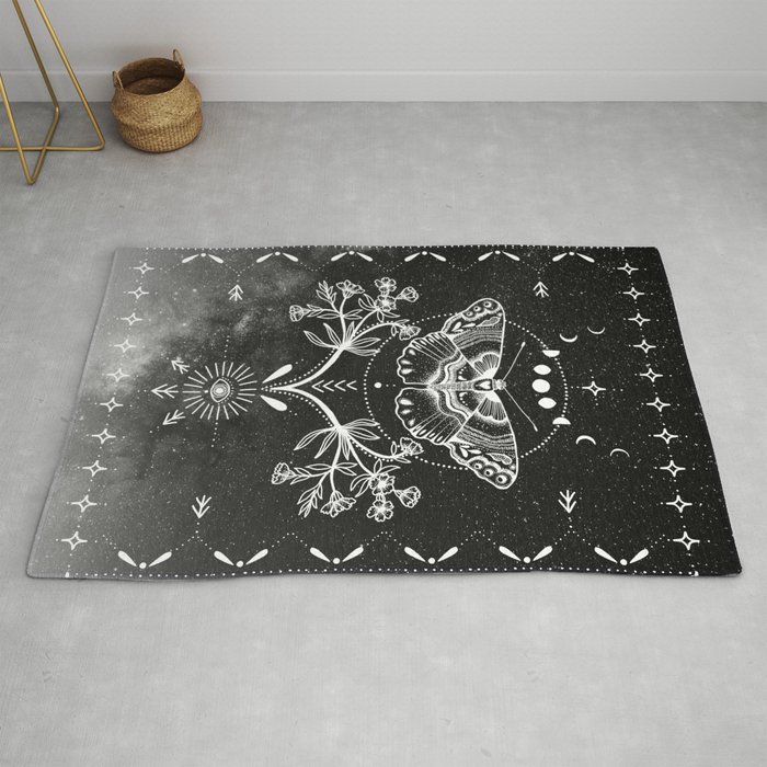 Magical Moth Desk Mat by Inga Ganskaja