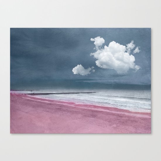 Pink Beach Canvas Print