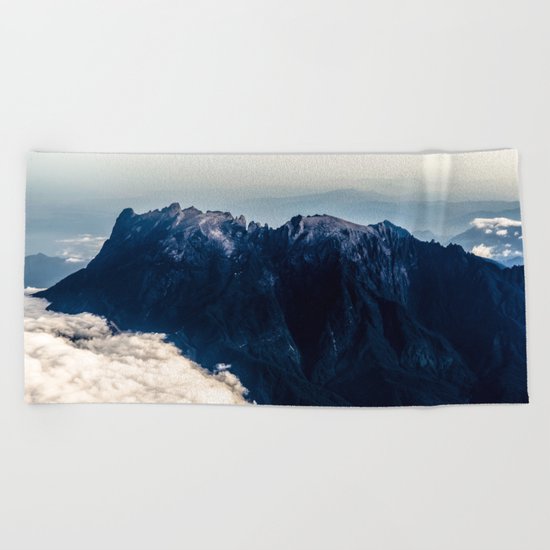 Misty Mountain Majesty Beach Towel