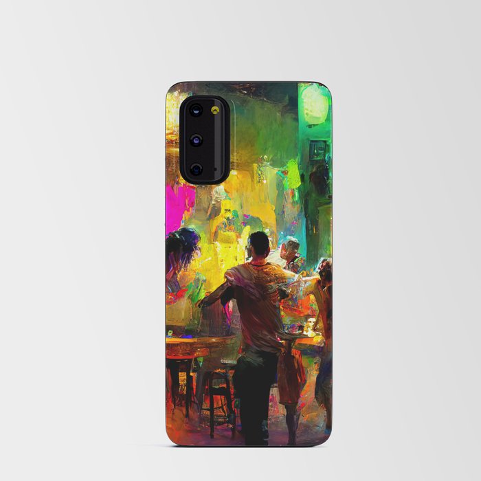 Dancing in a bar Android Card Case
