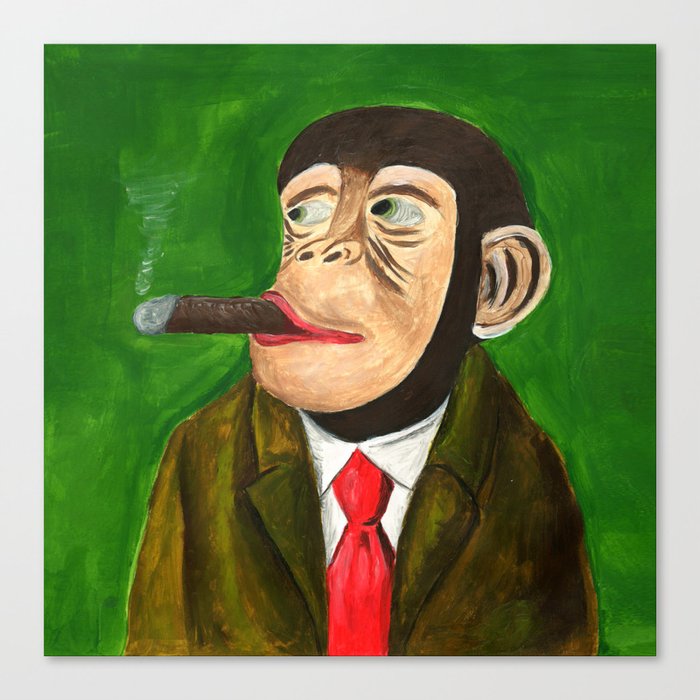 Rich Monkey from Animal Society Canvas Print