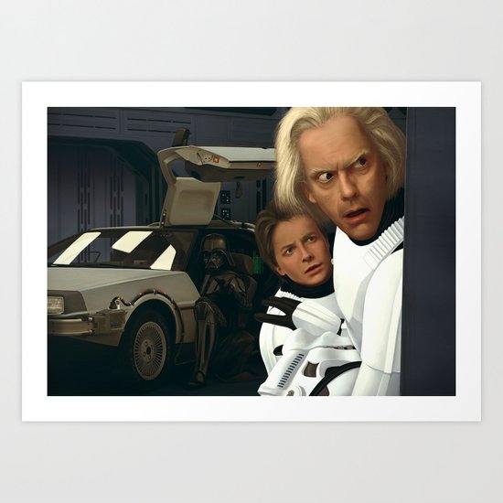 I Find Your Lack Of Jiggawatts Disturbing/Landscape Edition Art Print
