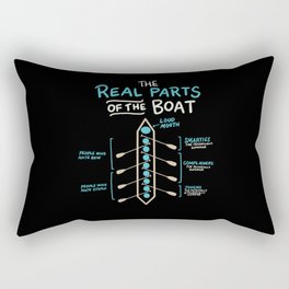 The Real Parts Of The Boat Rectangular Pillow