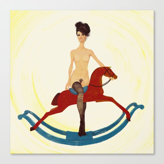 Rocking New Year Canvas Print