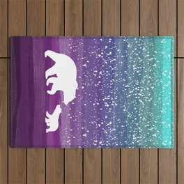 Bears from the Purple Dream Outdoor Rug