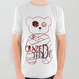 crazed teddy All Over Graphic Tee
