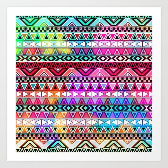Colorful Tribal best decoration design ideas Art Print