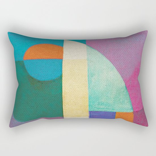 Una Regata Colorata Rectangular Pillow