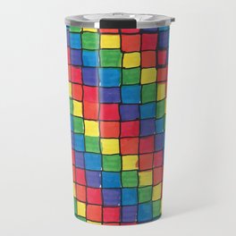 Pixel Spectrum by Sunny Travel Mug