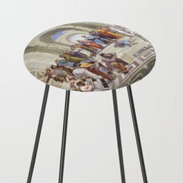 The School of Athens Counter Stool