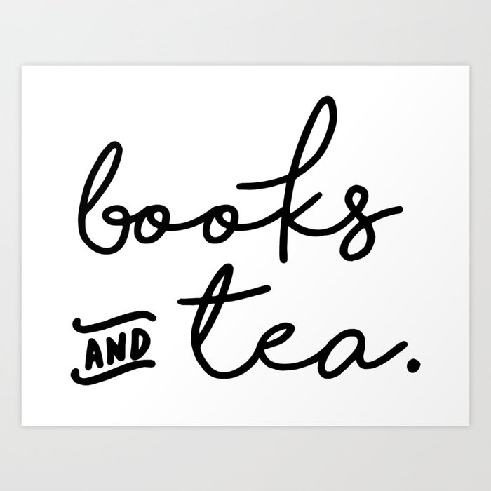 Books and Tea Art Print
