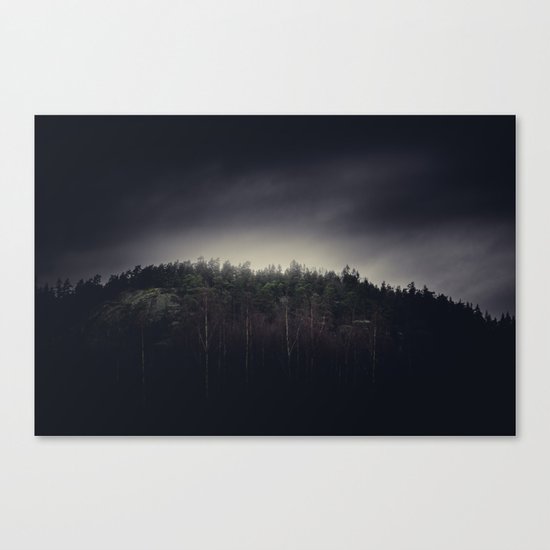 One final mountain to go Canvas Print
