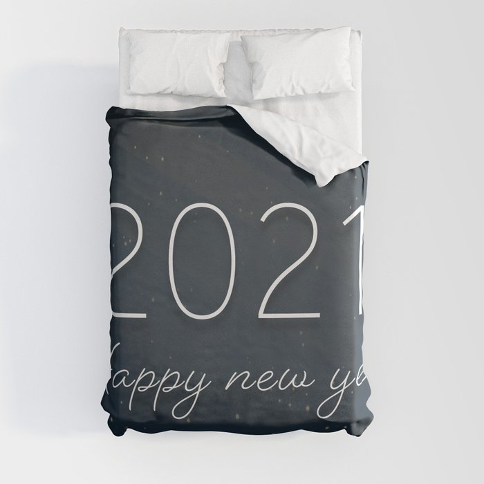 Happy new year 2021 Duvet Cover