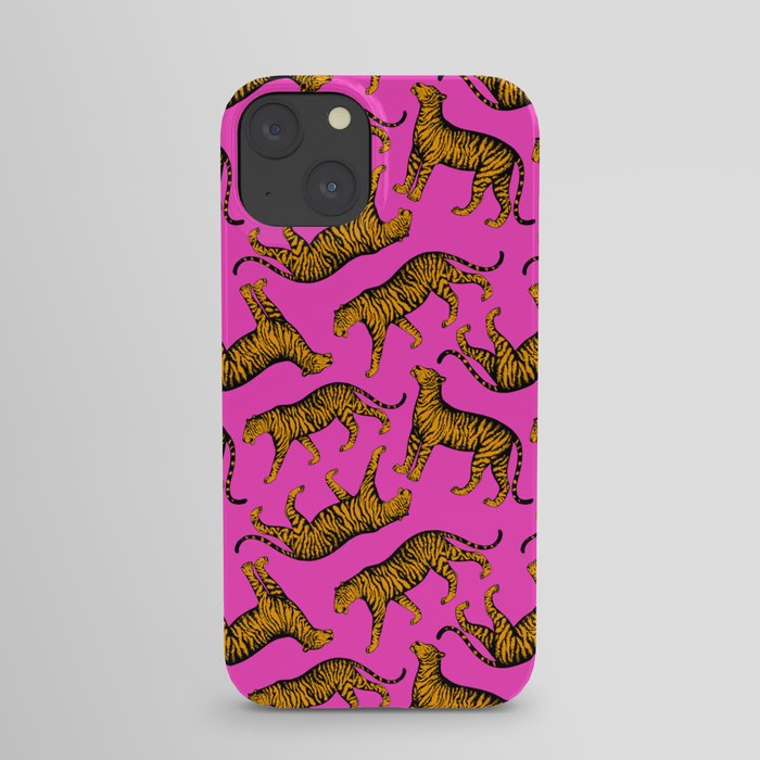 Tigers (Magenta and Marigold) iPhone Case