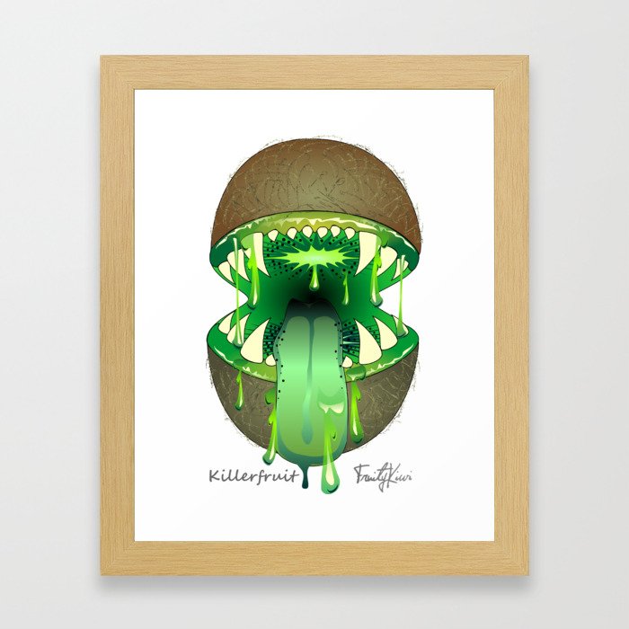 Killer Fruit Framed Art Print