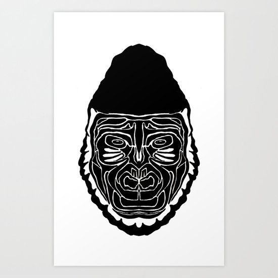 Gorilla Art Print