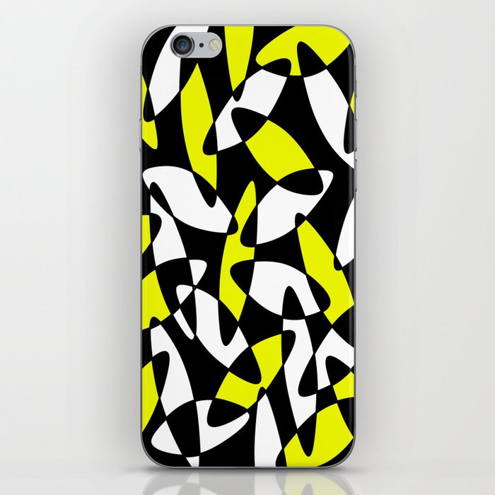 Abstract pattern - yellow. iPhone Skin