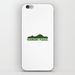 Vermont Please iPhone Skin
