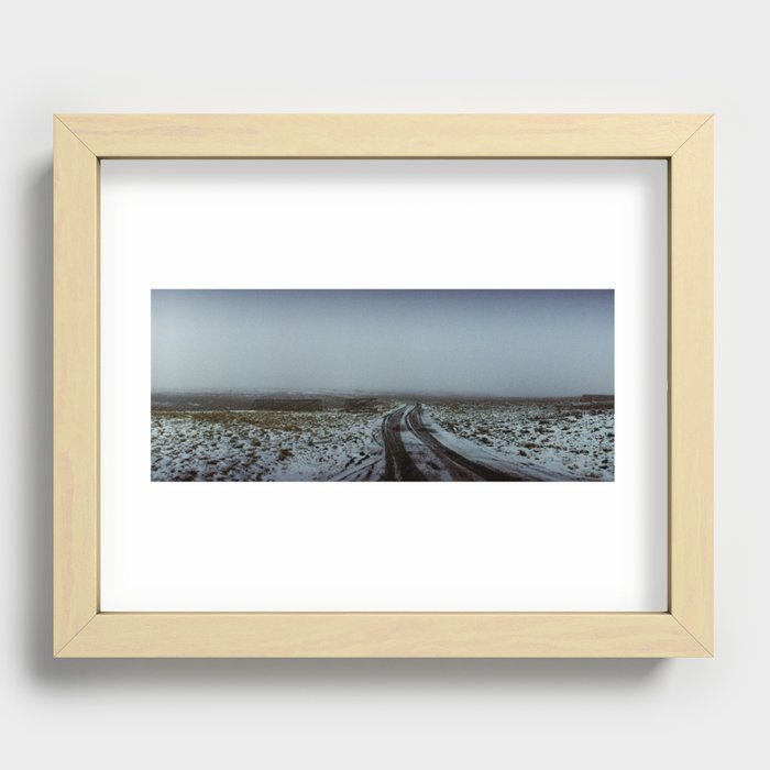 Twilight in the mountains Recessed Framed Print