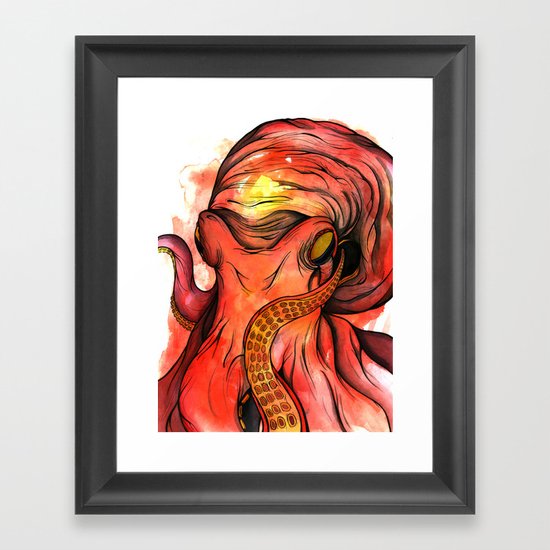 Octopus Framed Art Print