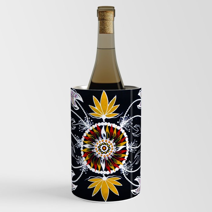 Waterlily Indigenous Arts Wine Chiller