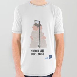 Suffer Less Love More All Over Graphic Tee