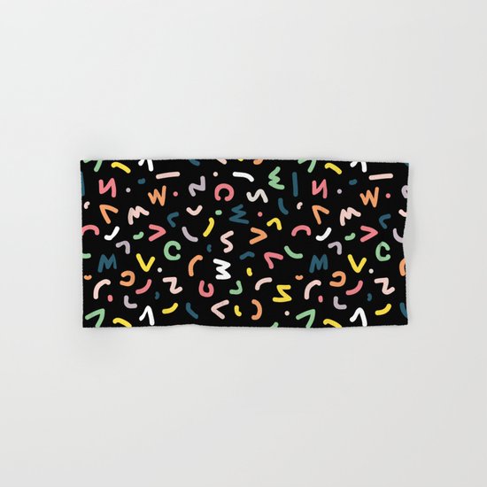 Neon Lights Hand & Bath Towel