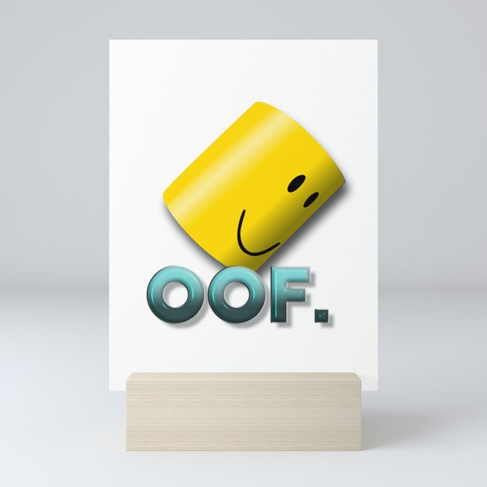 Oof noob Mini Art Print