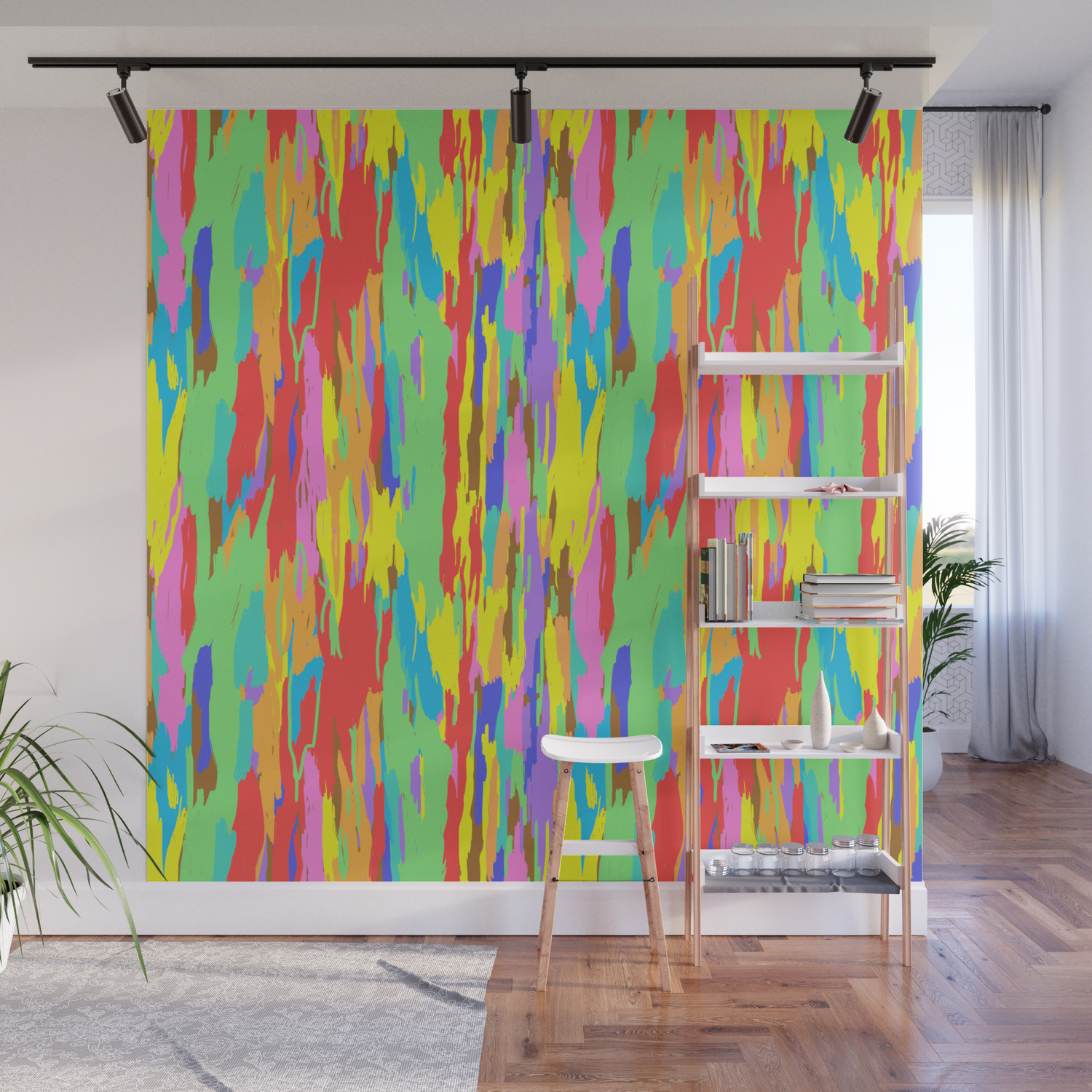 Rainbow Eucalyptus Tree Bark No 1 Wall Mural By