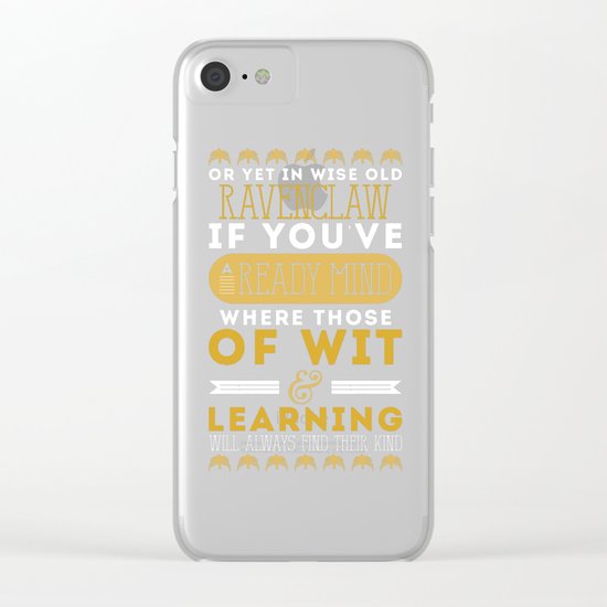 Ravenclaw Clear iPhone Case