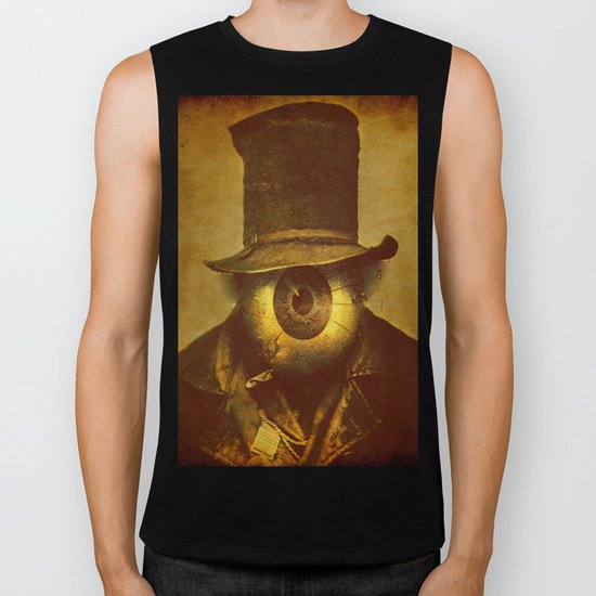 Monsieur Bone observes you Biker Tank