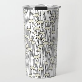 Enokitake Mushrooms (pattern) Travel Mug