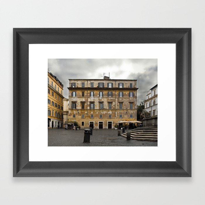 Untitled (Piazza Santa Maria in Trastevere) Framed Art Print