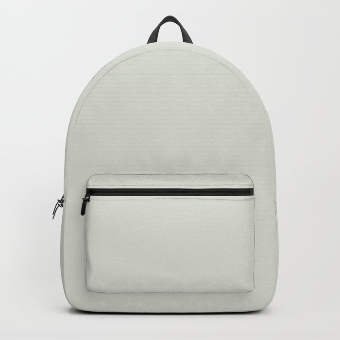 Light Gray Solid Color Pantone Frost 12-6207 TCX Shades of Green Hues Backpack
