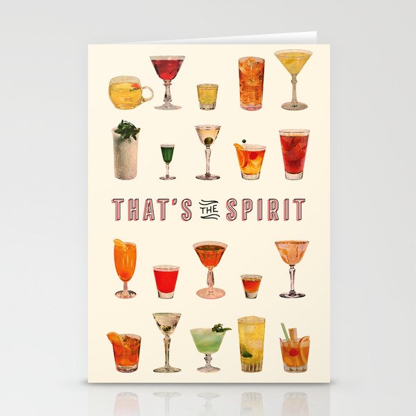 That's the Spirit Stationery Cards