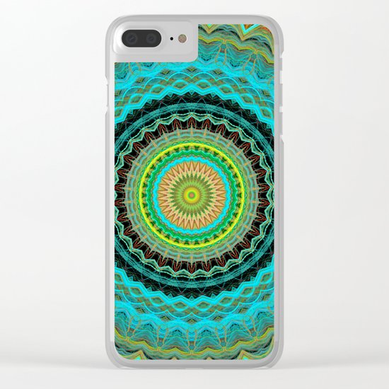Bliss Mandala Clear iPhone Case