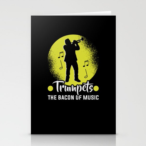 Trumpeter Orchestra Musician Trumpet Player Stationery Cards