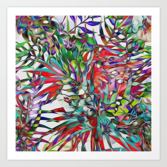 Jungle-tropics Art Print