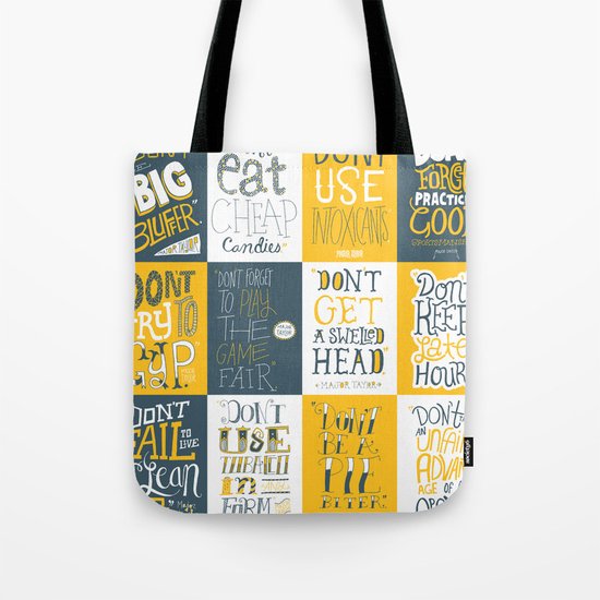 Major Taylor Grid Tote Bag