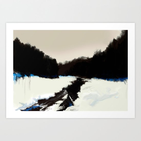 Winter Art Print