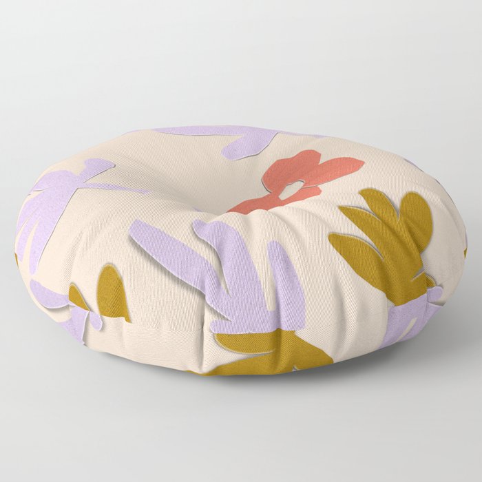 Pattern floral shapes Floor Pillow