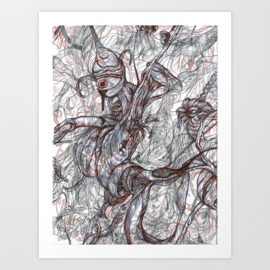 abstractness Art Print