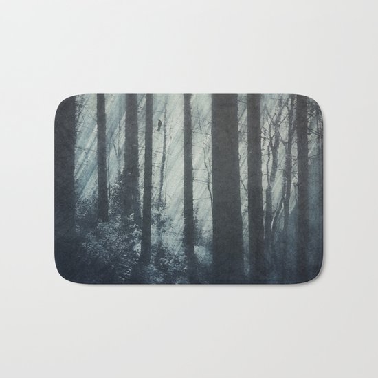 Glass Light Forest Bath Mat