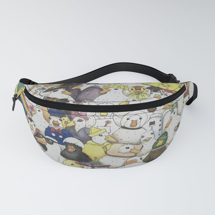 Duck Collage  Fanny Pack