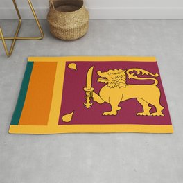 Sri Lanka Flag Area & Throw Rug