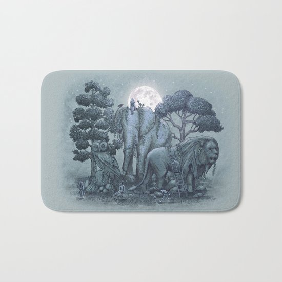 Midnight in the Stone Garden (colour option) Bath Mat