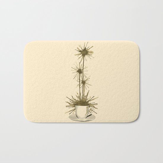 Midnight Flower Bath Mat