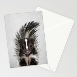 Skunk - Colorful Stationery Card