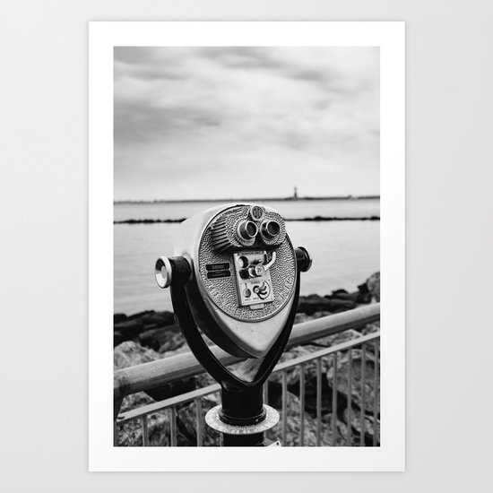 Looking At Lady Liberty Art Print